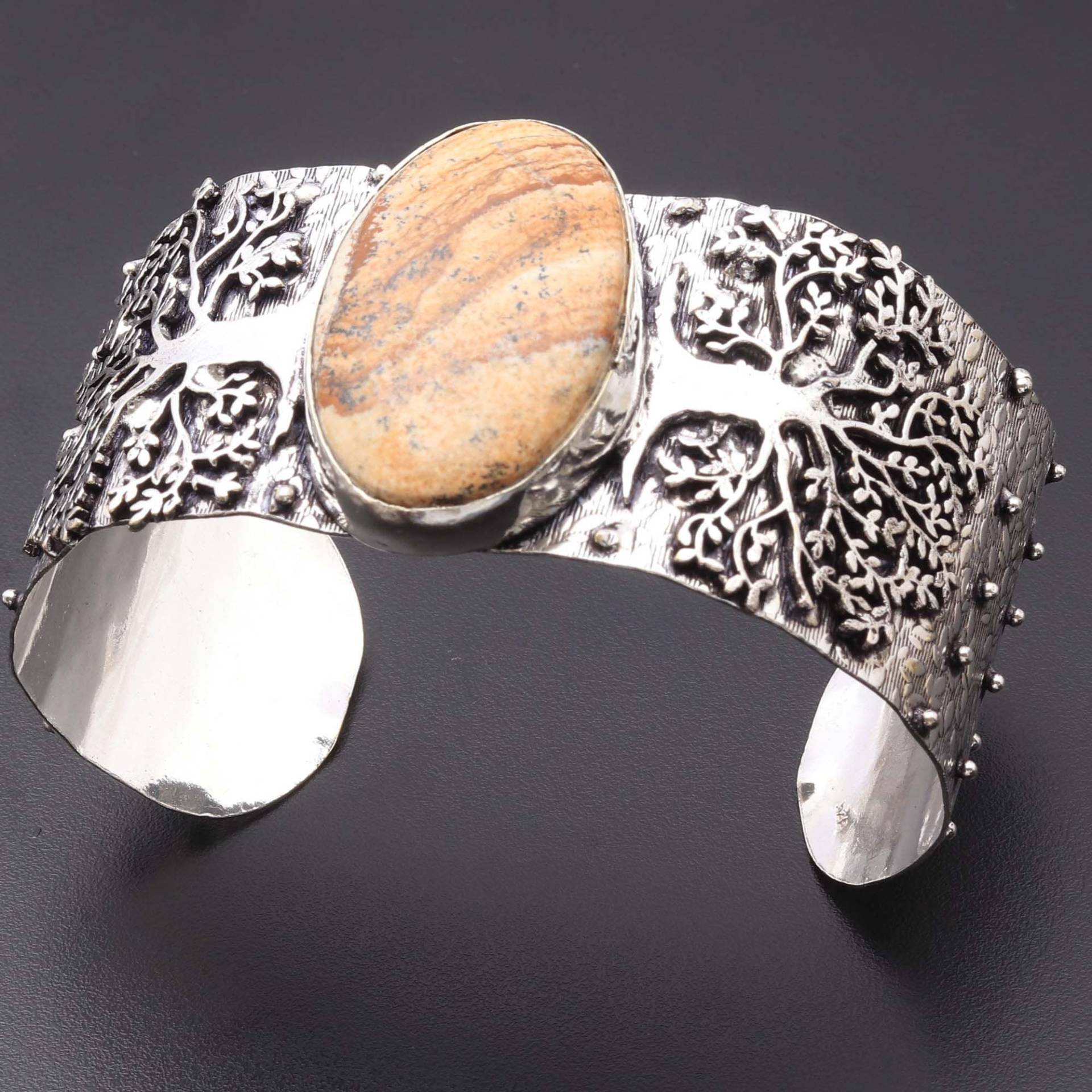 Bild Jaspis Edelstein Armreif Schmuck Verstellbar Frau/Mann Armband Geschenk Für Ihre Einzigartige Stil von JewelleryexportGifts