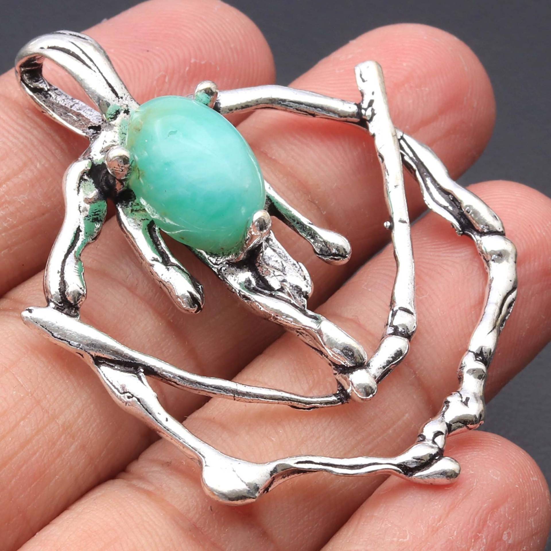 Bio Chrysoprase Edelstein Anhänger Schmuck Frau Geschenk Für Ihren Neuen von JewelleryexportGifts