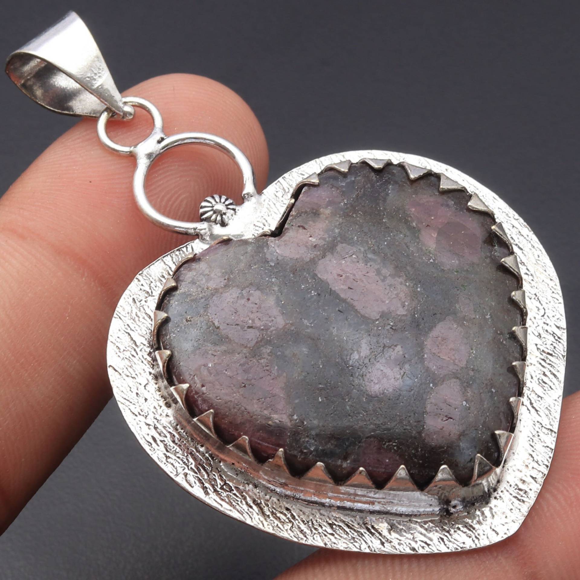 Kupfer Amethyst Edelstein Anhänger Schmuck Herz Stil Frau Geschenk Für Ihren Neuen von JewelleryexportGifts