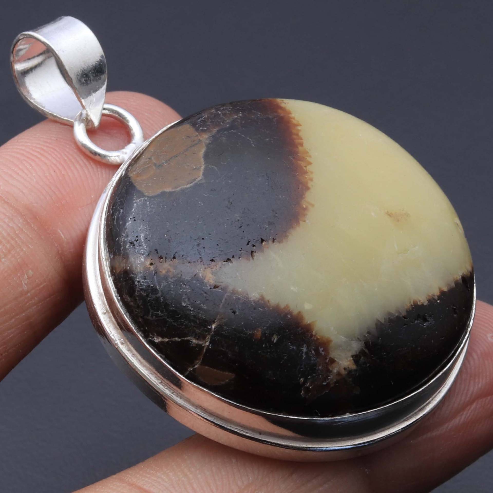 Septarian Edelstein Anhänger Schmuck Frau Geschenk Für Ihren Neuen von JewelleryexportGifts