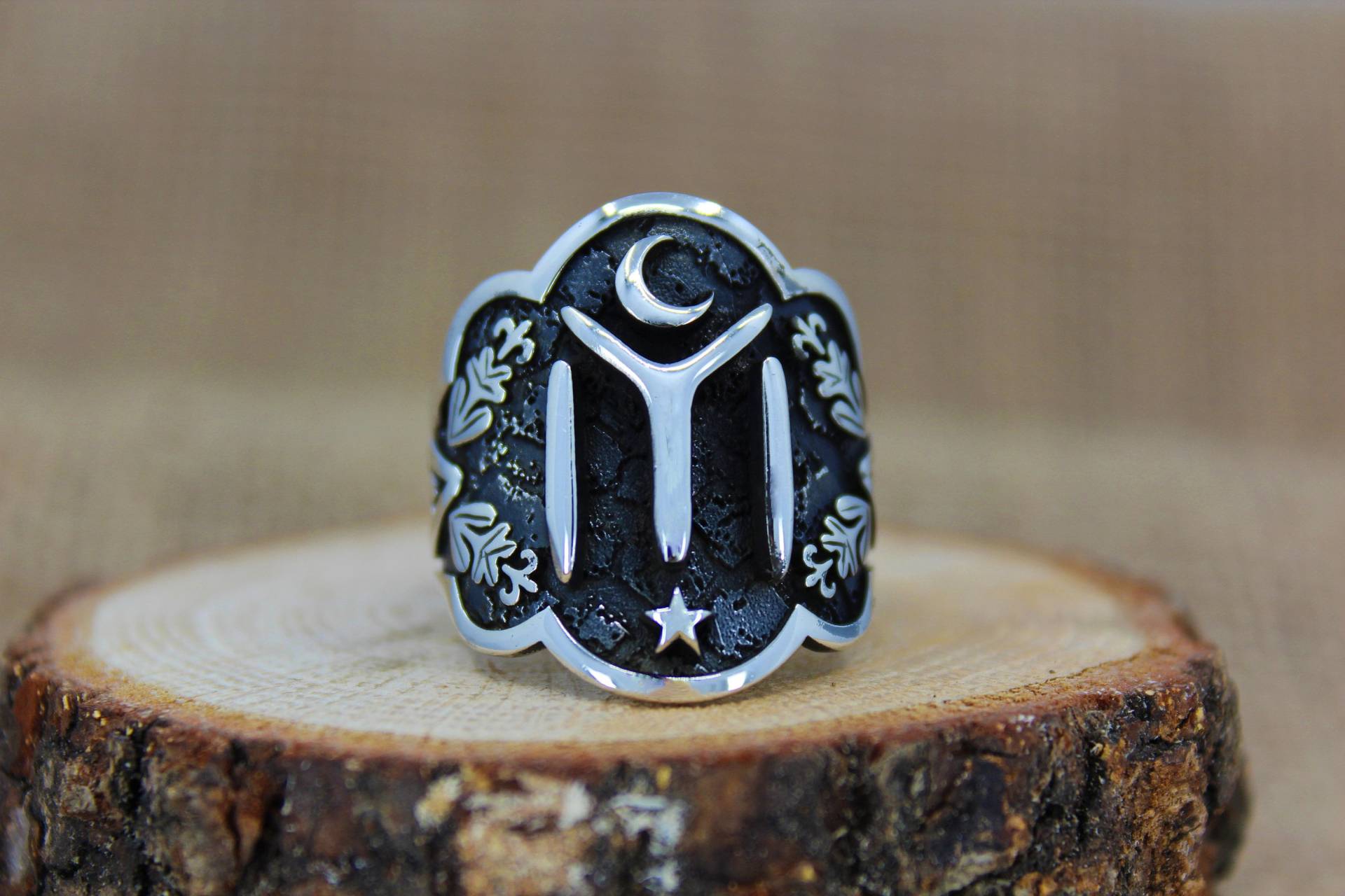 Iyi Kayi Stamm Daumen Ring Solide 925 Sterling Silber Herren Dirilis Ertugrul Bogenschütze Bowman von JewelliumShop