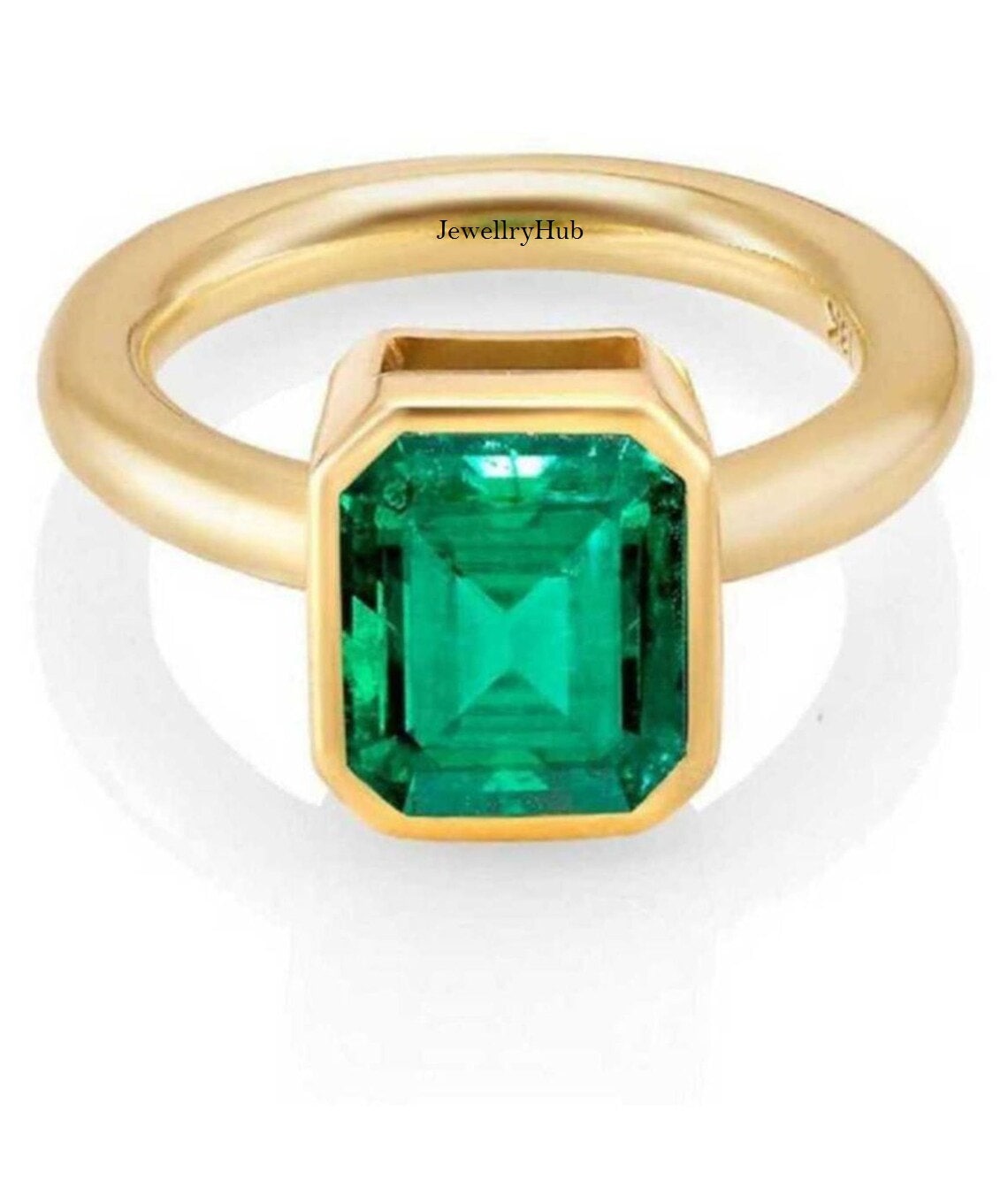 Smaragd Ring/Grüner Ring/Smaragd Edelstein Ring/Panna Ring in Kupfer | Panchdhatu Handgefertigter Für Männer Und Frauen von JewellryHub