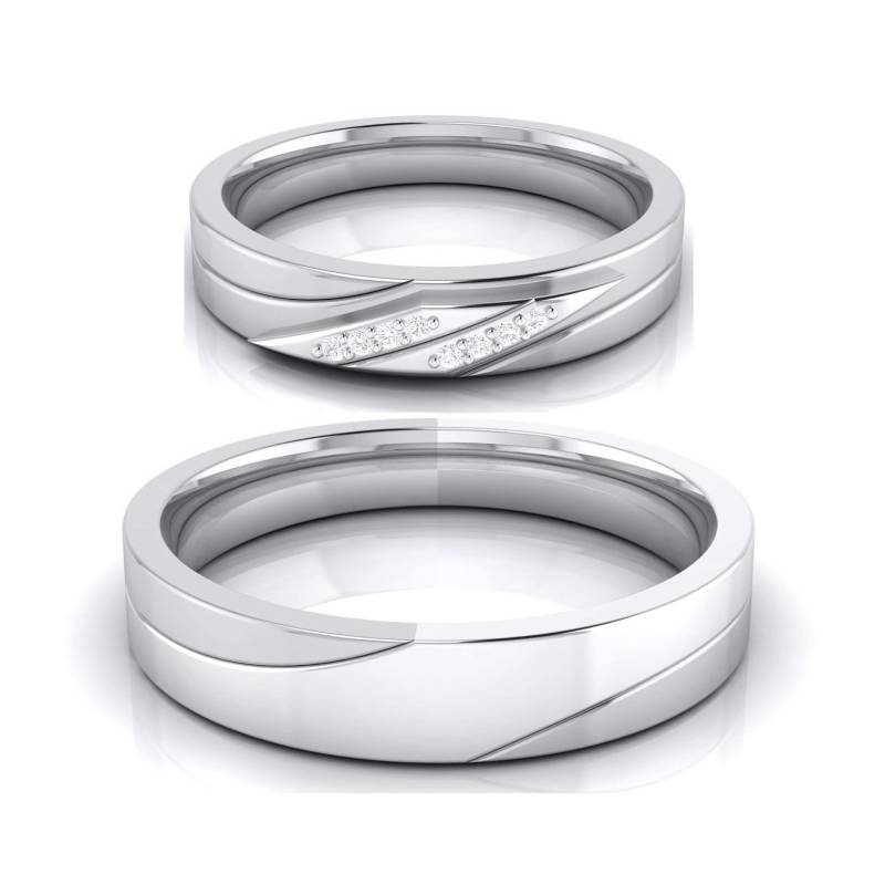 Designer Diamant Platin Love Bands Jl Pt R-8026 von Jewelove