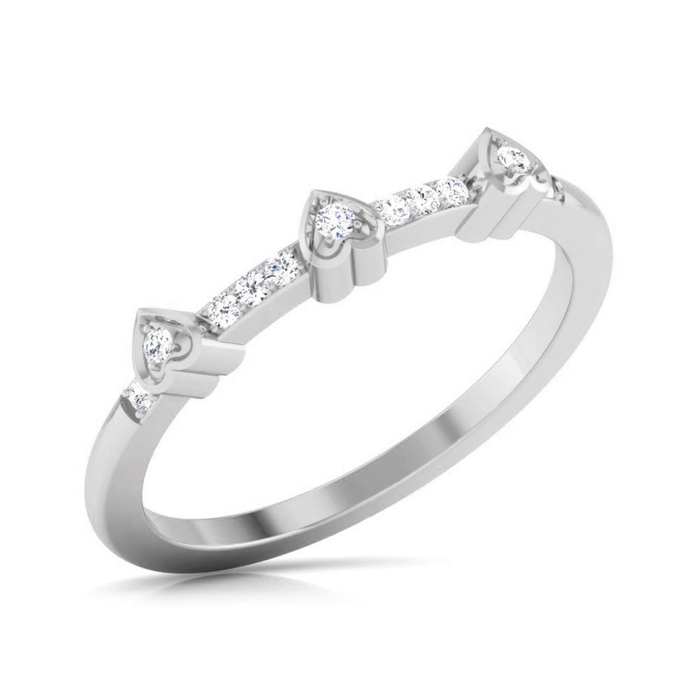 Designer Platin Herz Diamant Ring Für Frauen Jl Pt R 8170 von Jewelove