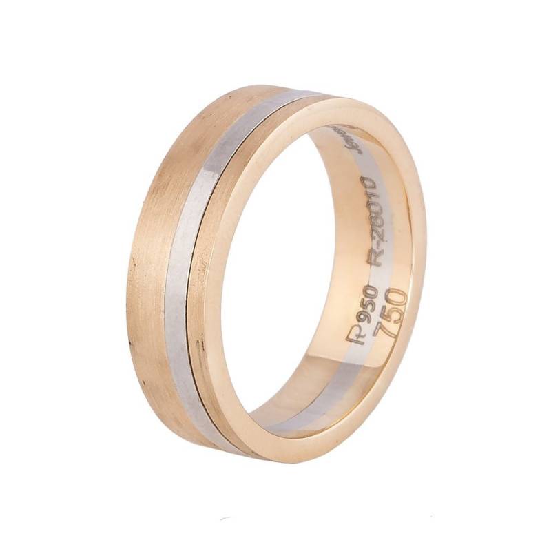 Designer Platin & Gold Fusion Herrenring Jl Pt 523-A von Jewelove
