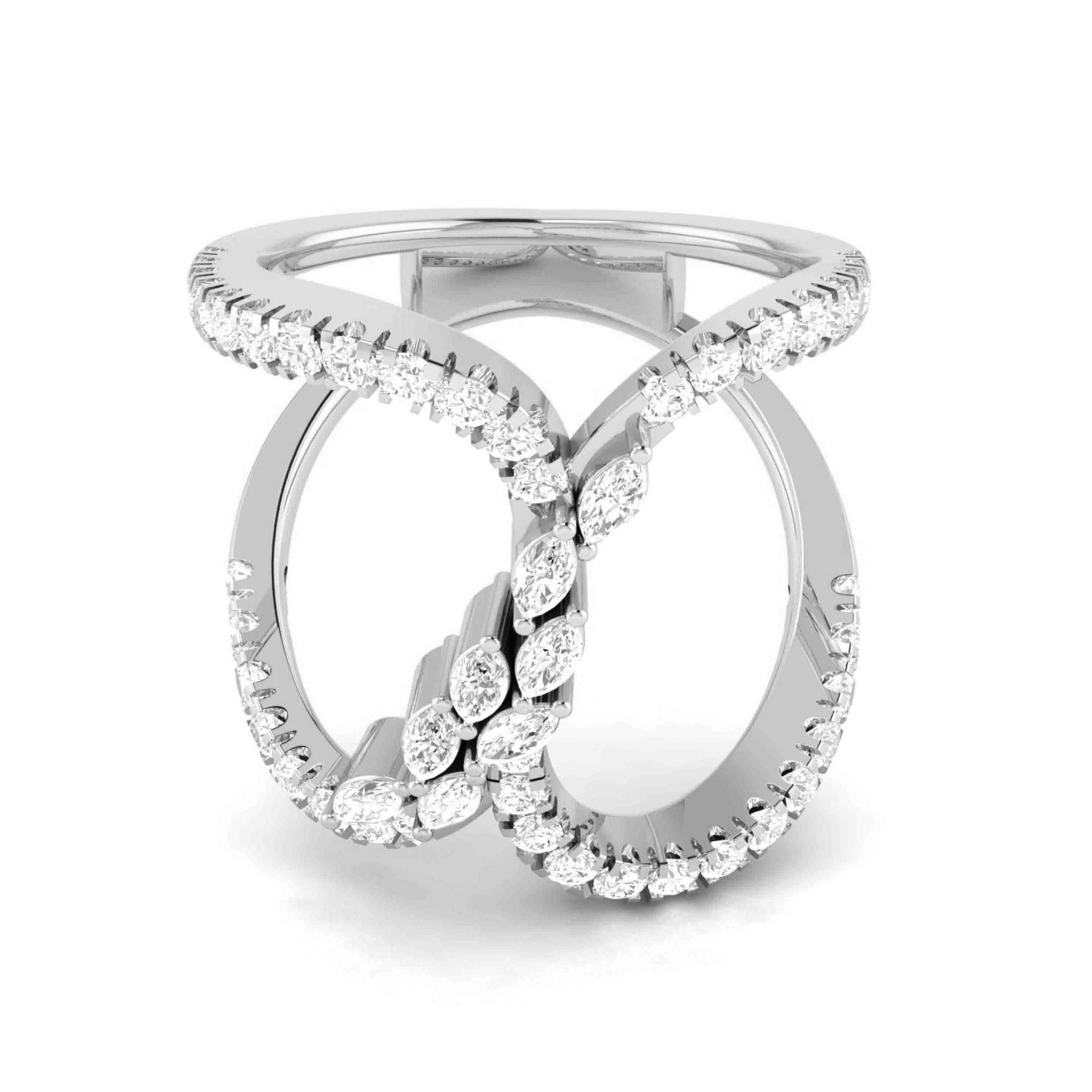 Platin Birne Marquise Ring Mit Diamanten Für Frauen Jl Pt Dm 0044 von Jewelove