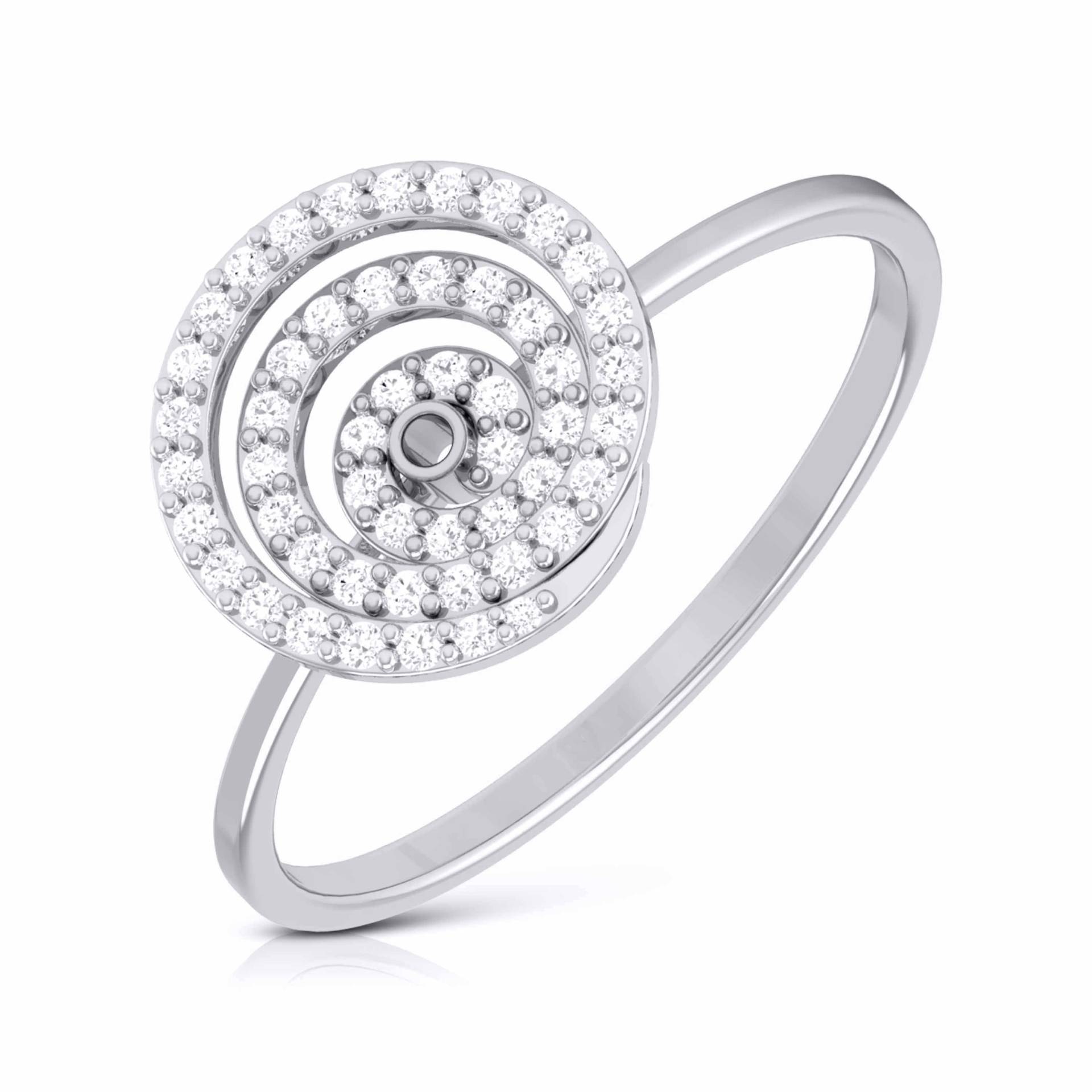Platin Diamant Ring Für Frauen Jl Pt Lr 148 von Jewelove