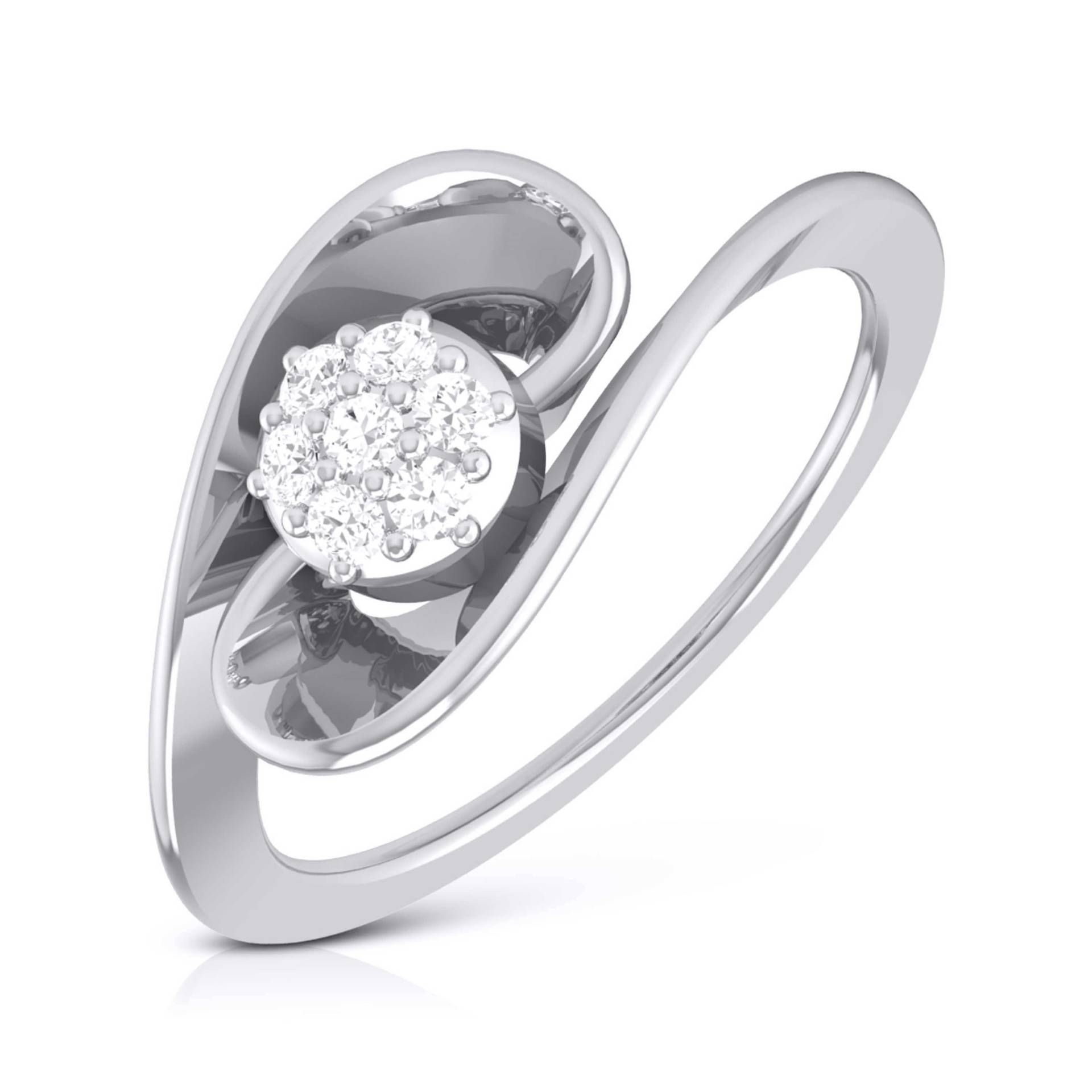 Platin Diamant Ring Für Frauen Jl Pt Lr 149 von Jewelove