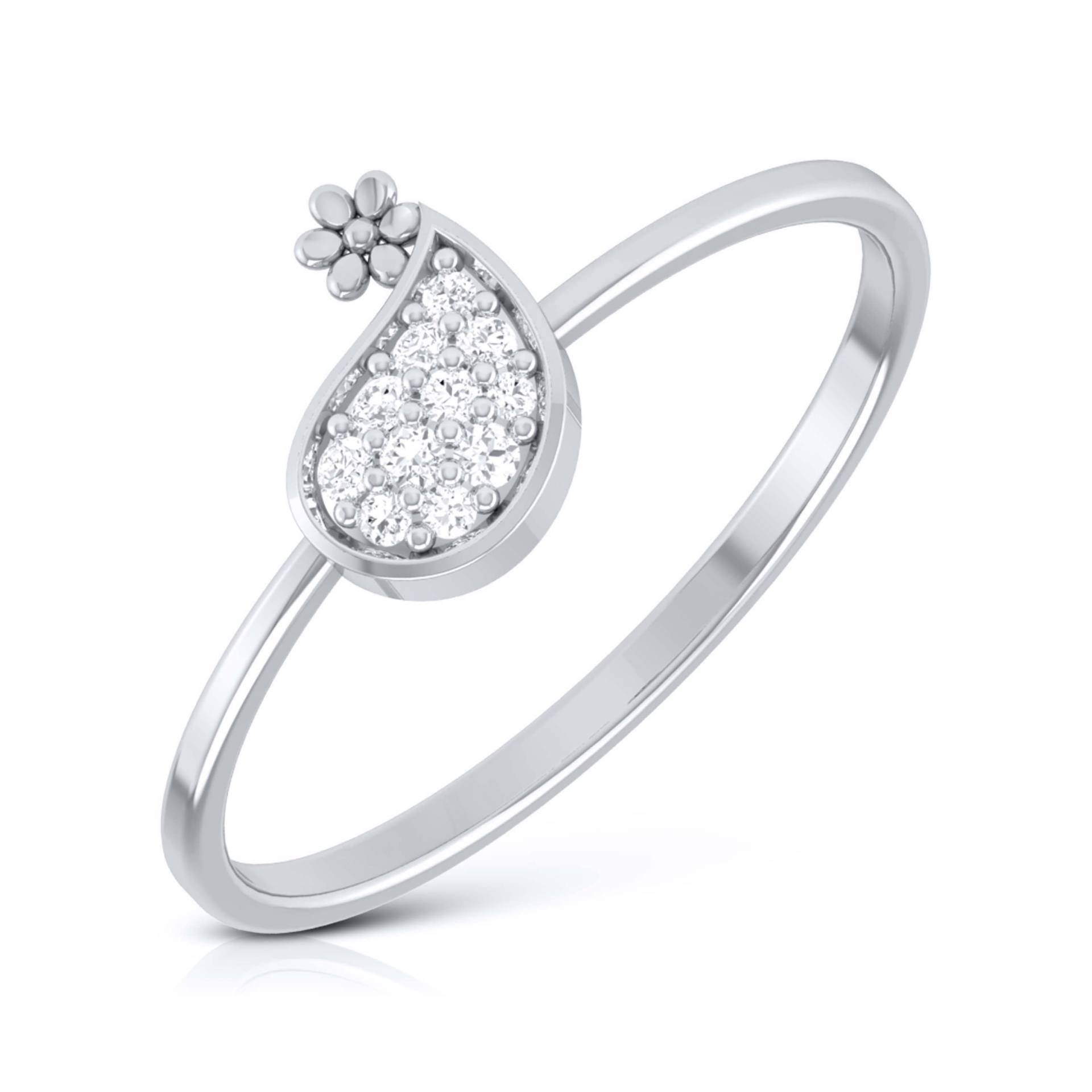 Platin Diamant Ring Für Frauen Jl Pt Lr 27 von Jewelove