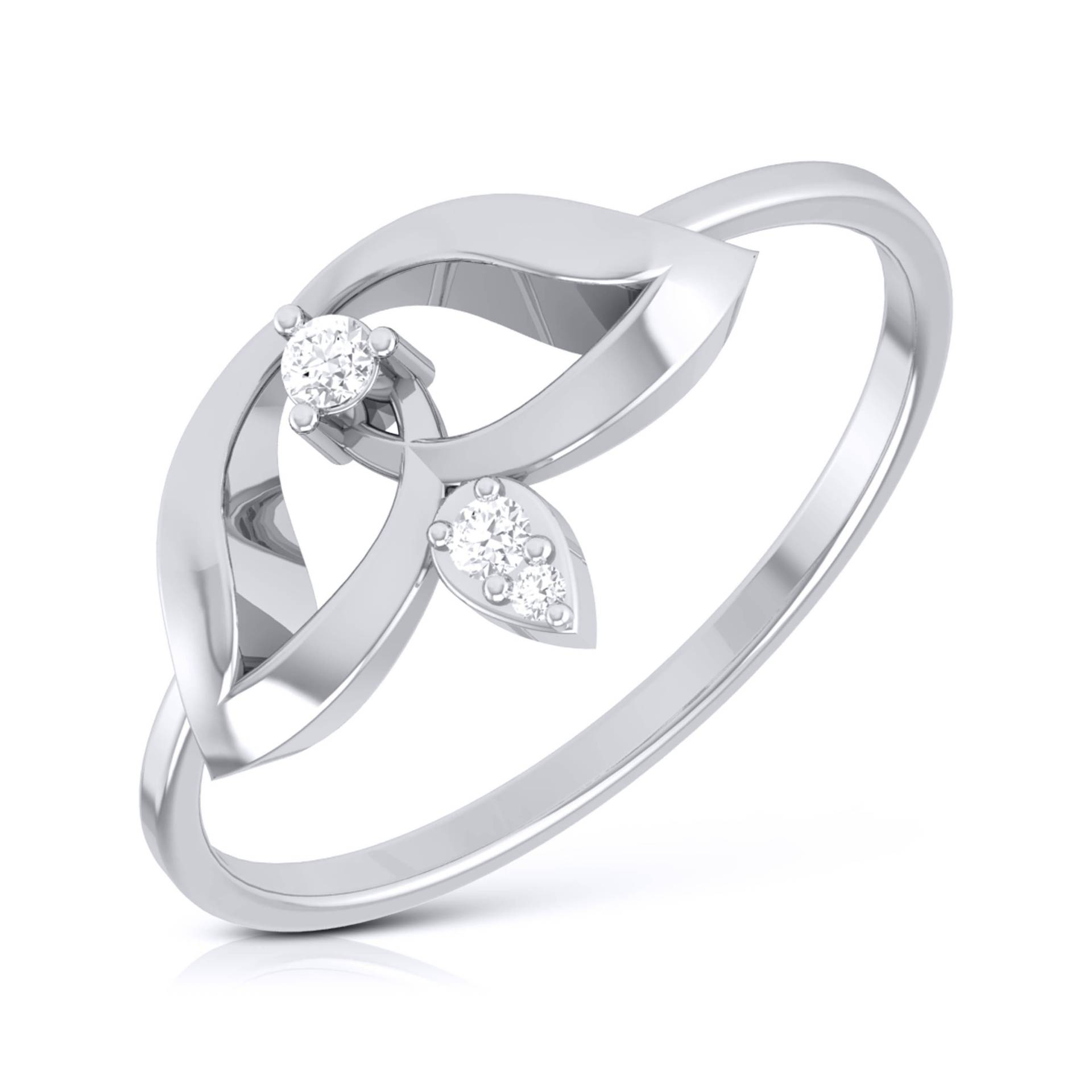 Platin Diamant Ring Für Frauen Jl Pt Lr 43 von Jewelove