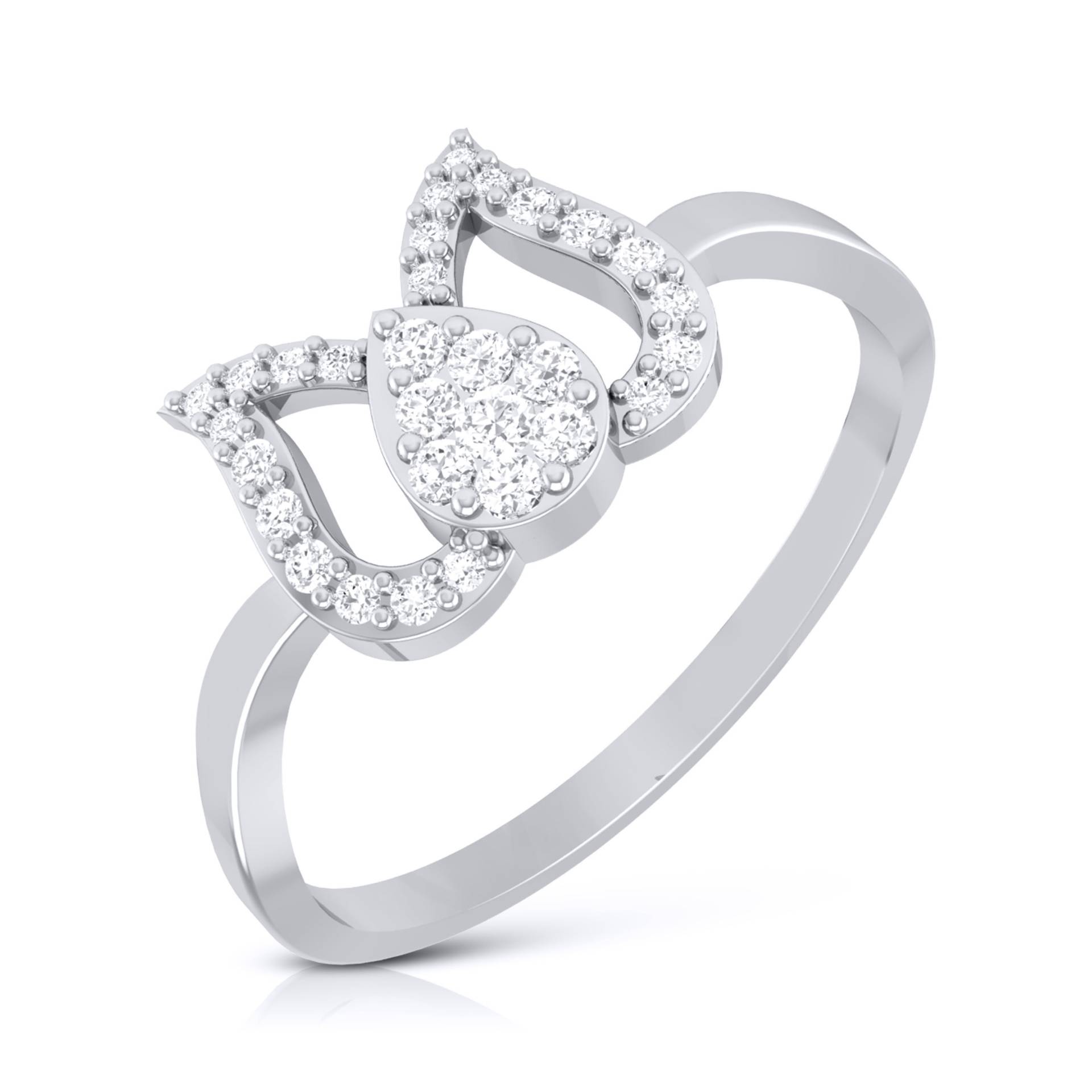 Platin Diamant Ring Für Frauen Jl Pt Lr 61 von Jewelove