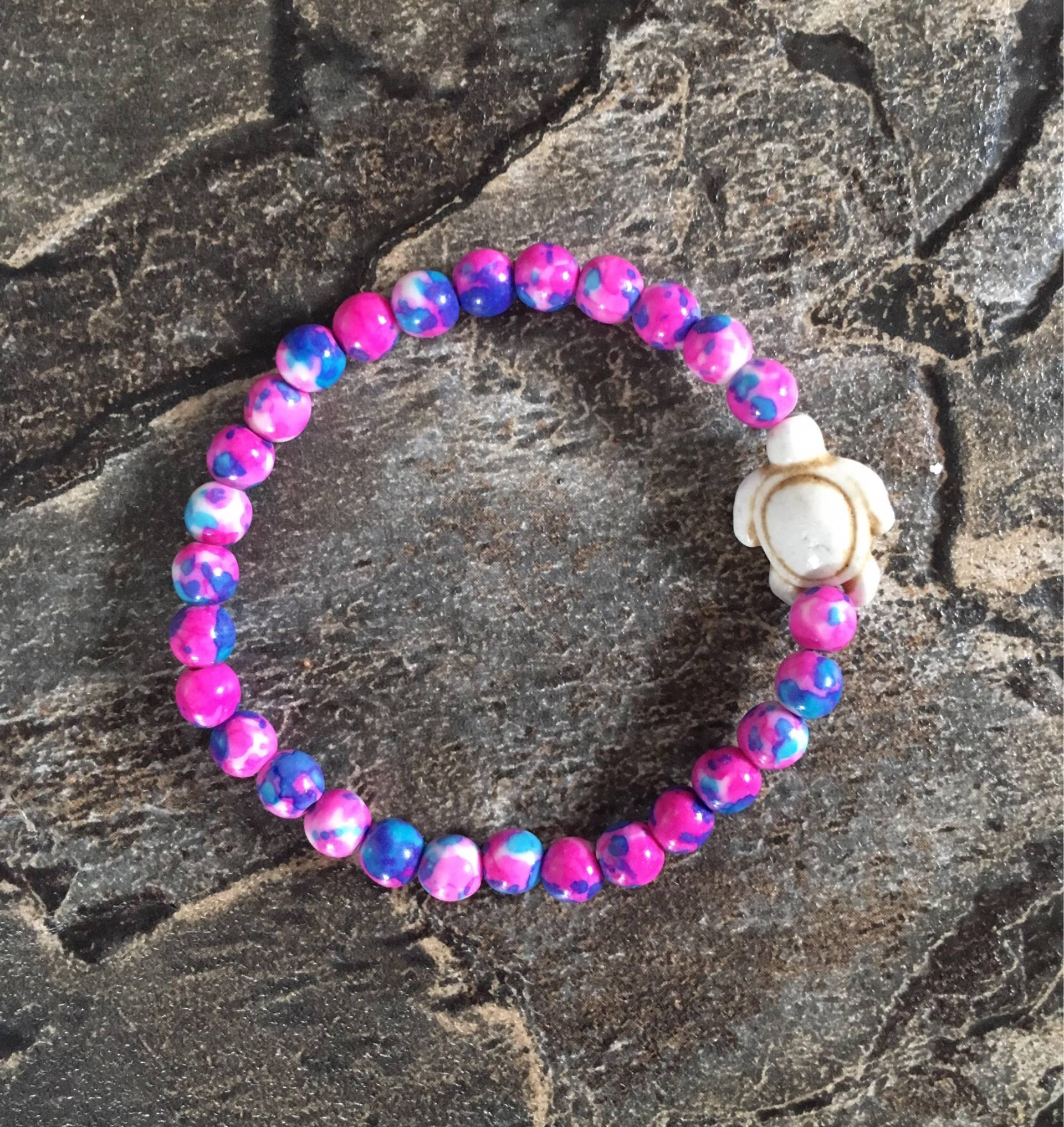 Cotton Candy Meeresschildkröte Armband Cotton Candy Meeresschildkröte Armband von JewelrSea