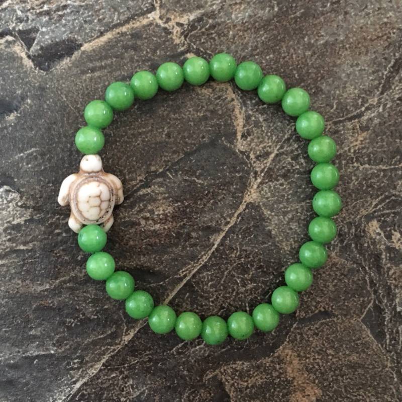Grüner Apfel Meeresschildkröte Armband Grüner Apfel Meeresschildkröte Armband von JewelrSea
