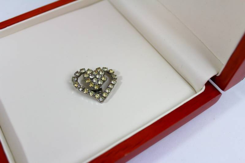 Bluette Made in France Herz Schuh Clip/Schal Kleid #2403 von Jewelrin