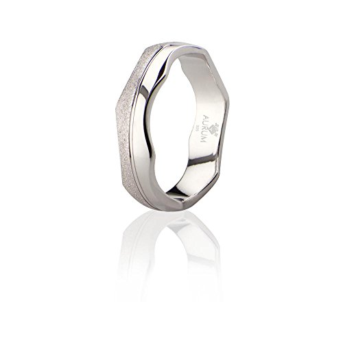 925 Silber Trauringe: Partnerringe, Eheringe und Verlobungsringe - AJR010, H: 62 mm von Jewelry Aurum