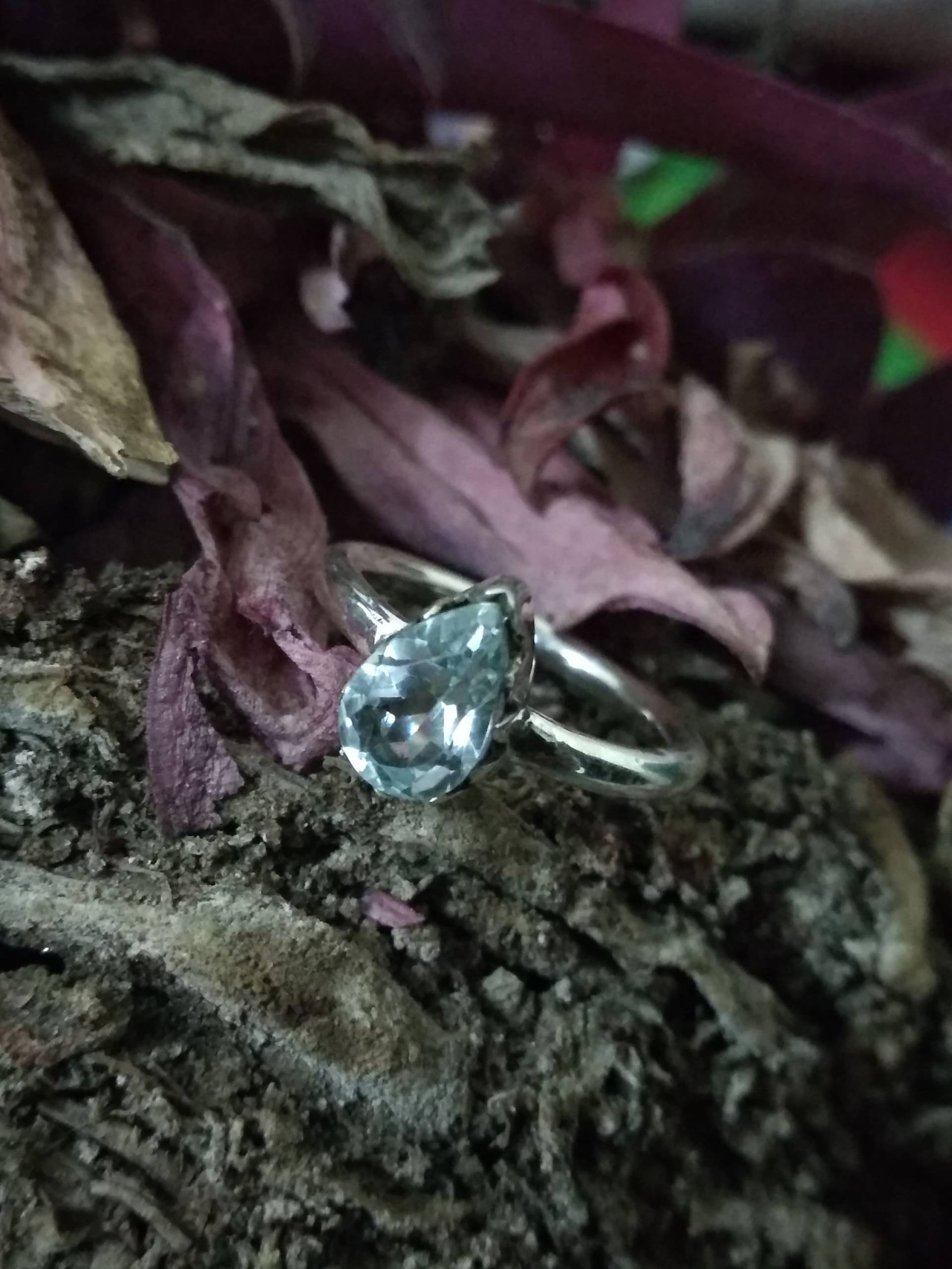 Bague Topaze Bleue, Argent Sterling, Pierre De Naissance Décembre, Bague Promesse, Fête, Délicate, Pi Bague Topaze Bleue, Argent Sterling, Pierre De Naissance Décembre, Bague Promesse, Fête, Délicate, Pi von Jewelry4saleShop