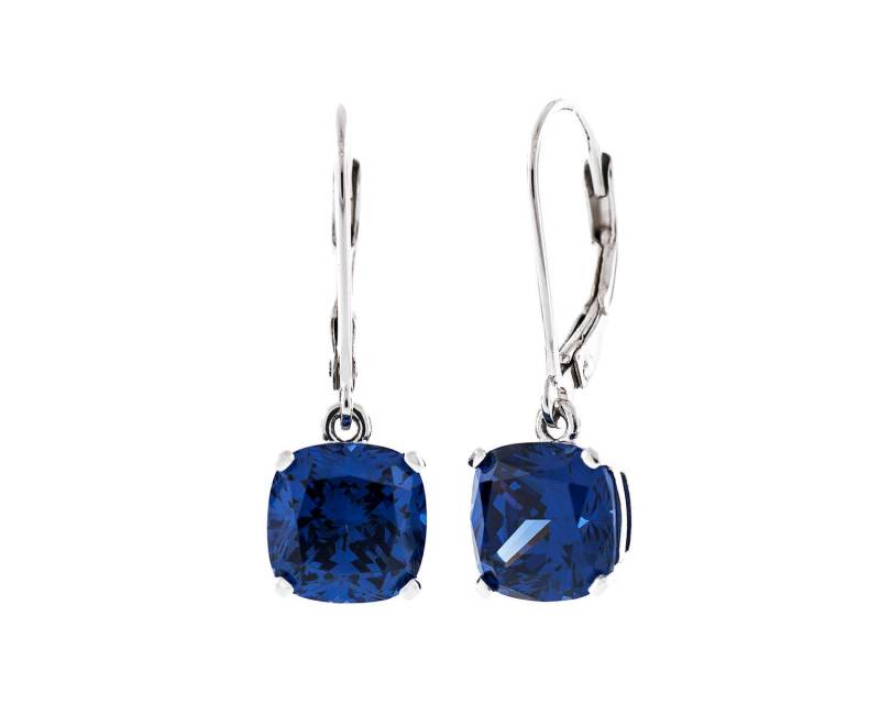 Diamant-Cut Kissen 8x8mm - 8.5x8.5mm Simuliert Emittiert Tanzanite Cz 925 Sterling Silber Leverback Baumohrringe Rhodium Vergoldet Diamant-Cut Kissen 8x8mm - 8.5x8.5mm Simuliert Emittiert Tanzanite Cz 925 Sterling Silber Leverback Baumohrringe Rhodium Vergoldet von JewelryAcacia