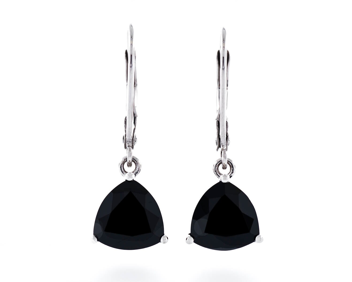 Diamant Geschnitten Billion8x8mm - 9x9mm Simuliert Eisern Schwarz Cz 925 Sterling Silber Leverback Baumseider Ohrringe Rhodium Vergoldet Diamant Geschnitten Billion8x8mm - 9x9mm Simuliert Eisern Schwarz Cz 925 Sterling Silber Leverback Baumseider Ohrringe Rhodium Vergoldet von JewelryAcacia