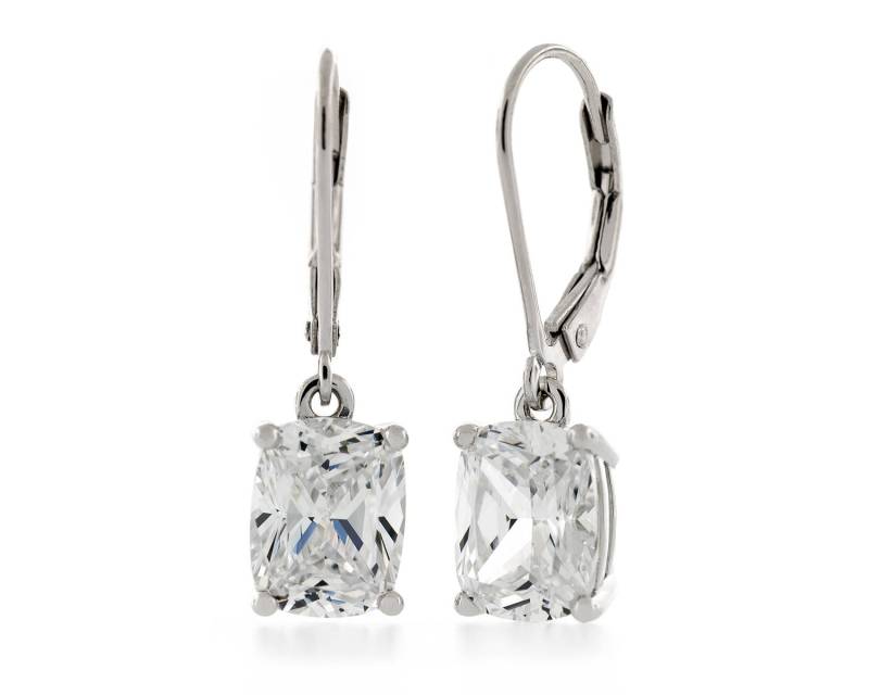 Diamant-Geschnittenes Rechteckkissen 8, 5x6, 5mm -10x8mm Simulierter Diamant Cz 925 Sterling Silber Leverback Ohrringe Rhodiniert Diamant-Geschnittenes Rechteckkissen 8, 5x6, 5mm -10x8mm Simulierter Diamant Cz 925 Sterling Silber Leverback Ohrringe Rhodiniert von JewelryAcacia
