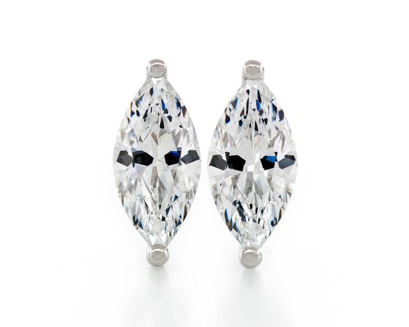 Marquise Form Fancy Diamantschliff Kristall Weiß 7x3, 5 - 10x5mm Cz 925 Sterling Silber Schwere Montage Ohrstecker Rhodiniert Marquise Form Fancy Diamantschliff Kristall Weiß 7x3, 5 - 10x5mm Cz 925 Sterling Silber Schwere Montage Ohrstecker Rhodiniert von JewelryAcacia