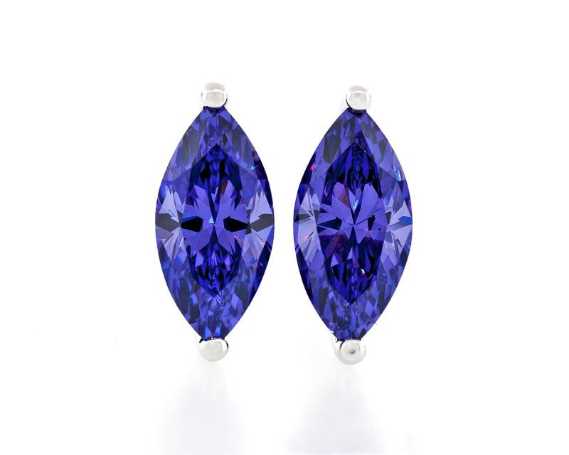 Marquise Form Fancy Diamond Cut Amethyst Farbe 8x4 - 10x5mm Cz 925 Sterling Silber Schwere Montage Ohrstecker Rhodiniert Marquise Form Fancy Diamond Cut Amethyst Farbe 8x4 - 10x5mm Cz 925 Sterling Silber Schwere Montage Ohrstecker Rhodiniert von JewelryAcacia
