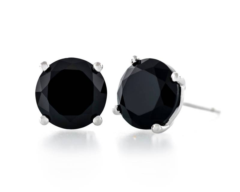 Premium Qualität Simulierte Schwarze Diamant Jet Cz Martini 4 Prongs Sterling Silber Hypoallergen Ohrstecker Rund Diamantschliff 5mm - 8, 5mm Premium Qualität Simulierte Schwarze Diamant Jet Cz Martini 4 Prongs Sterling Silber Hypoallergen Ohrstecker Rund Diamantschliff 5mm - 8, 5mm von JewelryAcacia