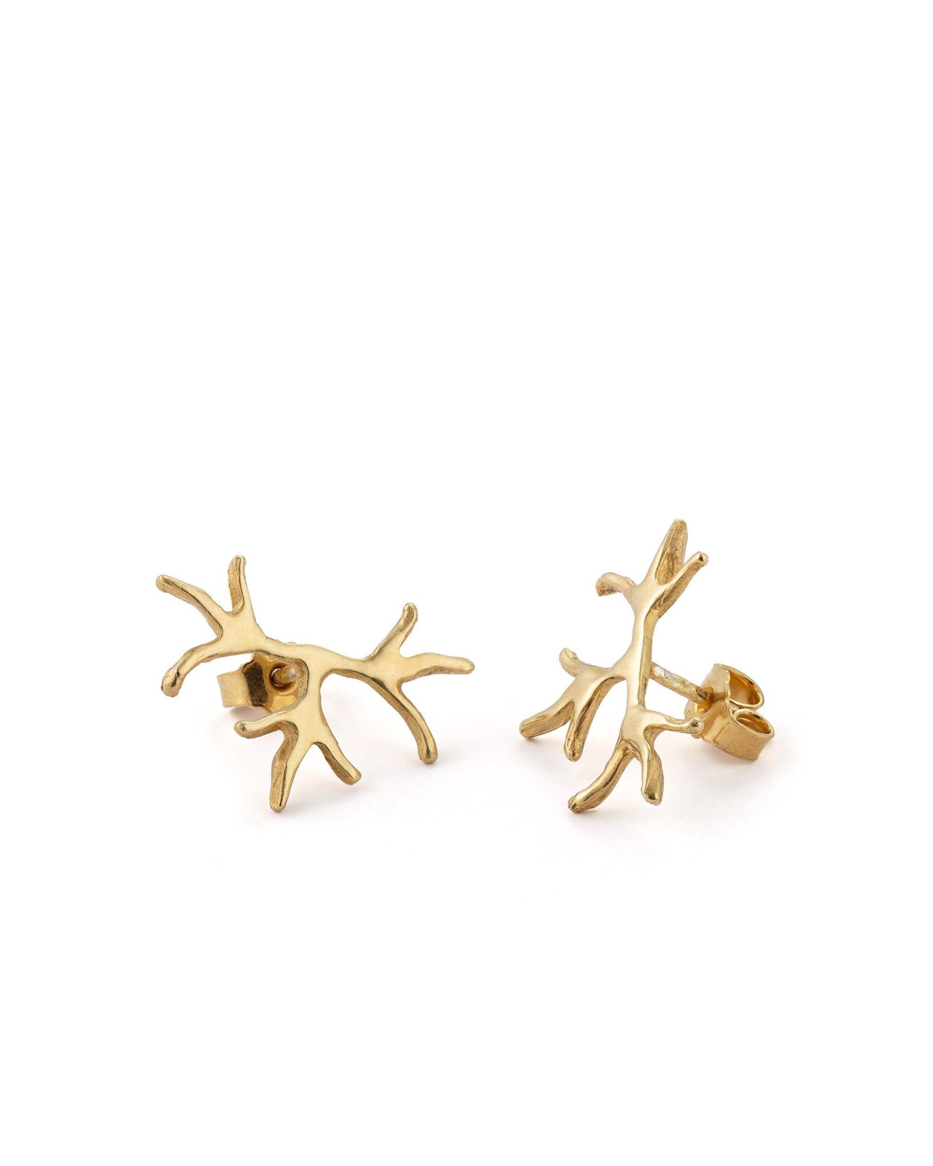 statement Ohrringe, Ohrstecker, Jugendstil, Goldohrringe statement Ohrringe, Ohrstecker, Jugendstil, Goldohrringe von JewelryAnima