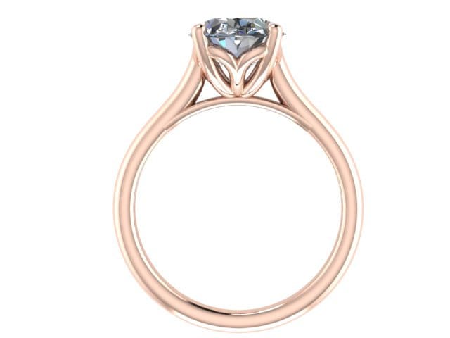 10x8mm Oval F1 Moissanite Verlobungsring Set in 14 K Rose Gold Einzigartige Hochzeit Ring Marraige Braut Feine Schmuck Elegante -V1168 10x8mm Oval F1 Moissanite Verlobungsring Set in 14 K Rose Gold Einzigartige Hochzeit Ring Marraige Braut Feine Schmuck Elegante -V1168 von JewelryArtworkByVick