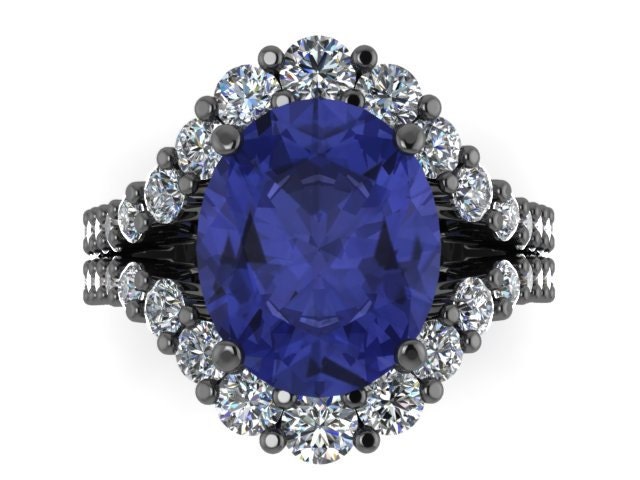 Blaue Saphir Verlobungsring 14 K Schwarz Gold Oval Zentrum Natürliche Weiße Diamant Ring Benutzerdefinierte Schmuck Geschenke Für Ihre Blaue Saphir Verlobungsring 14 K Schwarz Gold Oval Zentrum Natürliche Weiße Diamant Ring Benutzerdefinierte Schmuck Geschenke Für Ihre von JewelryArtworkByVick