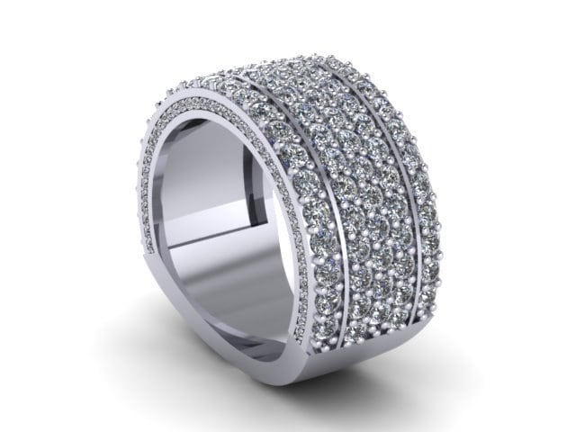 Echte Diamant Band 14K Weißgold Ring Jahrestag Statement Feinen Schmuck Geschenk Ideen Braut Hochzeit Rechte Hand - V1129 Echte Diamant Band 14K Weißgold Ring Jahrestag Statement Feinen Schmuck Geschenk Ideen Braut Hochzeit Rechte Hand - V1129 von JewelryArtworkByVick