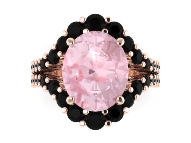 Morganit Diamant Rose Gold Verlobungsring Oval Ring Schwarz Schmuck Geschenke Für Ihre Etsy Einzigartige - V1146 Morganit Diamant Rose Gold Verlobungsring Oval Ring Schwarz Schmuck Geschenke Für Ihre Etsy Einzigartige - V1146 von JewelryArtworkByVick