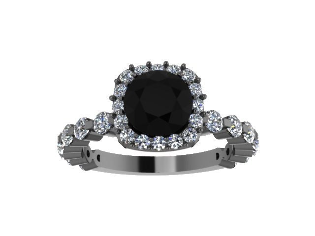 Natürliche Schwarze Diamant Verlobungsring 14K Schwarzgold Ring Mit 6, 5 Mm Runde Schwarz Zentrum Valentinstag Geschenk Konflikt Freie Edelsteine Natürliche Schwarze Diamant Verlobungsring 14K Schwarzgold Ring Mit 6, 5 Mm Runde Schwarz Zentrum Valentinstag Geschenk Konflikt Freie Edelsteine von JewelryArtworkByVick