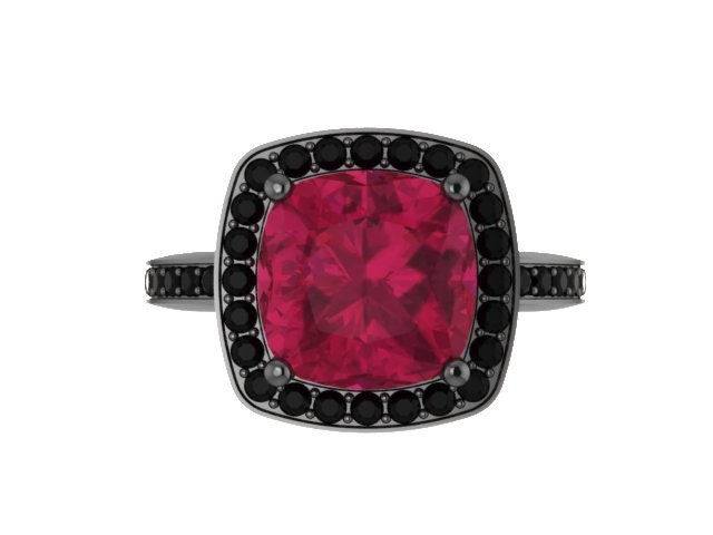 Rubin Verlobungsring Ring Schwarz Diamant Ehering 14K Schwarz Gold Zentrum Einzigartige Edelstein Ringe Vintage Original Ring - V1098 Rubin Verlobungsring Ring Schwarz Diamant Ehering 14K Schwarz Gold Zentrum Einzigartige Edelstein Ringe Vintage Original Ring - V1098 von JewelryArtworkByVick