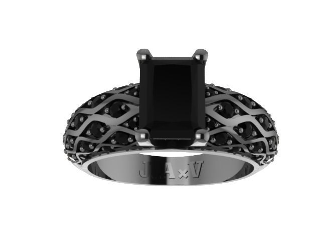 Schwarz Gold Verlobungsring Smaragd Geschnitten Natürliche Schwarze Diamant Custom Made Ring Muttertag Geschenk Einzigartige Aussage Ring - V1040 Schwarz Gold Verlobungsring Smaragd Geschnitten Natürliche Schwarze Diamant Custom Made Ring Muttertag Geschenk Einzigartige Aussage Ring - V1040 von JewelryArtworkByVick