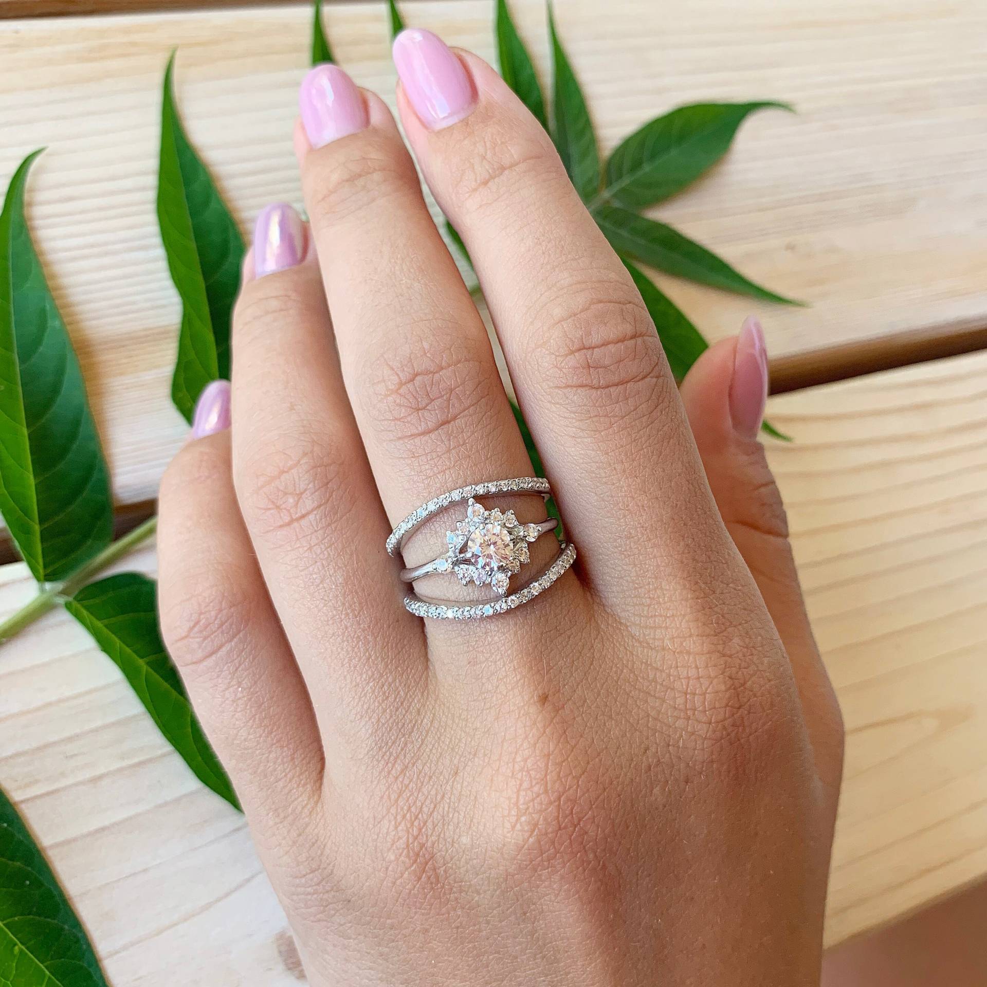 Art-Deco-Ring, Ringe Im Antiken Stil, Frauenringe, Hochzeitsset, Einzigartige Trauringe, Trauringe Aus Silber, Versprechensringe, Verlobungsringe von JewelryAsteria