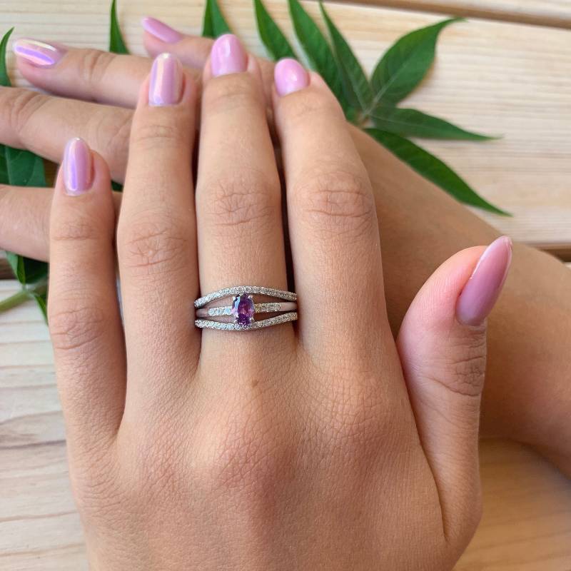 Zarte Trauringe, Trauringe Silber, 3 Ringe Set, Zierliche Eheringe, Silber von JewelryAsteria