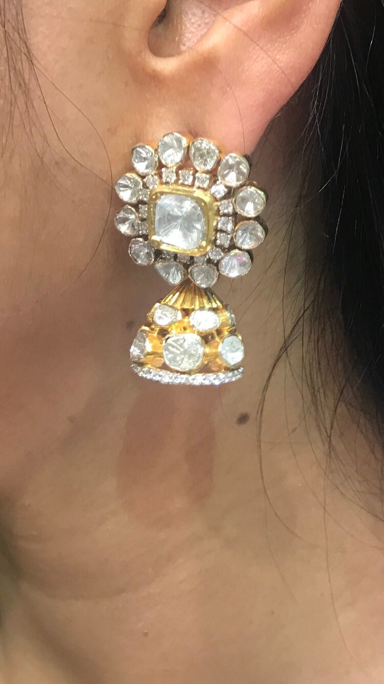 Custom Order Für Diamant Ohrringe, Basra Perlen, Navratan, Feiner Türkis Schmuck, Halskette, Statement Einzigartige Manschetten Etc von JewelryBYJuhi