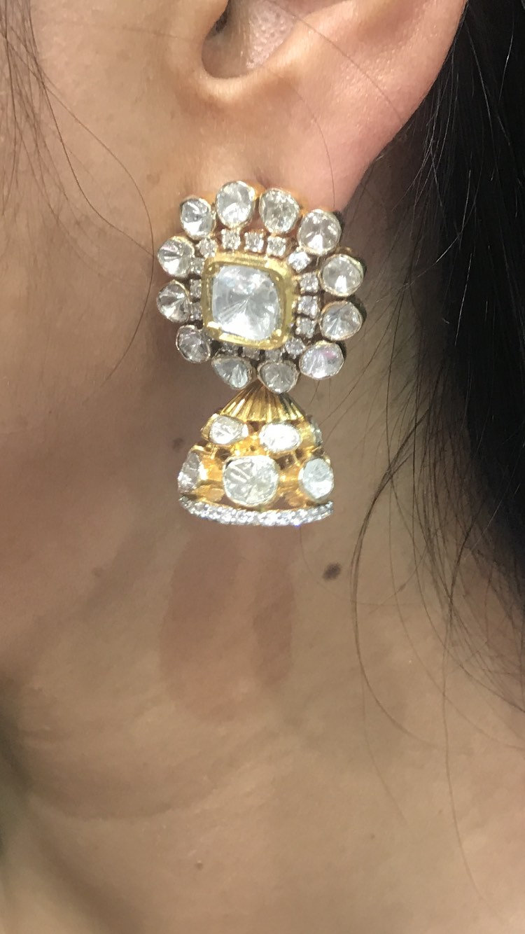 Custom Order Für Diamant Ohrringe, Basra Perlen, Navratan, Feiner Türkis Schmuck, Halskette, Statement Einzigartige Manschetten Etc von JewelryBYJuhi