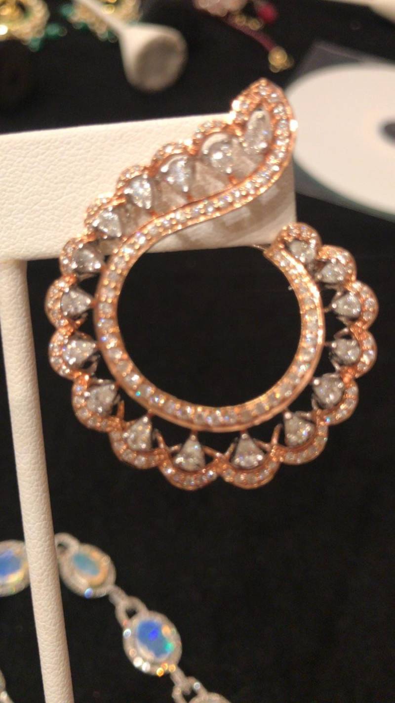 Designer Diamant Ohrringe Rosegold von JewelryBYJuhi