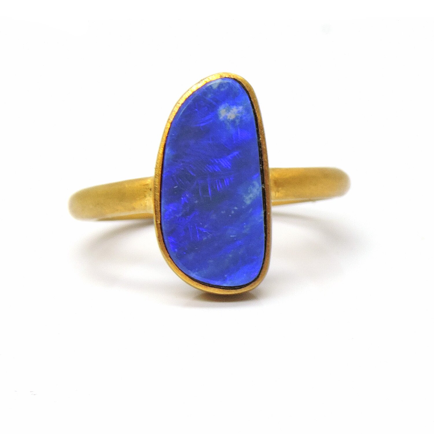 Doublette Opal Ring, Statement Brautjungfer Geschenk, Boho Ring 3 Auf Lager von JewelryBYJuhi
