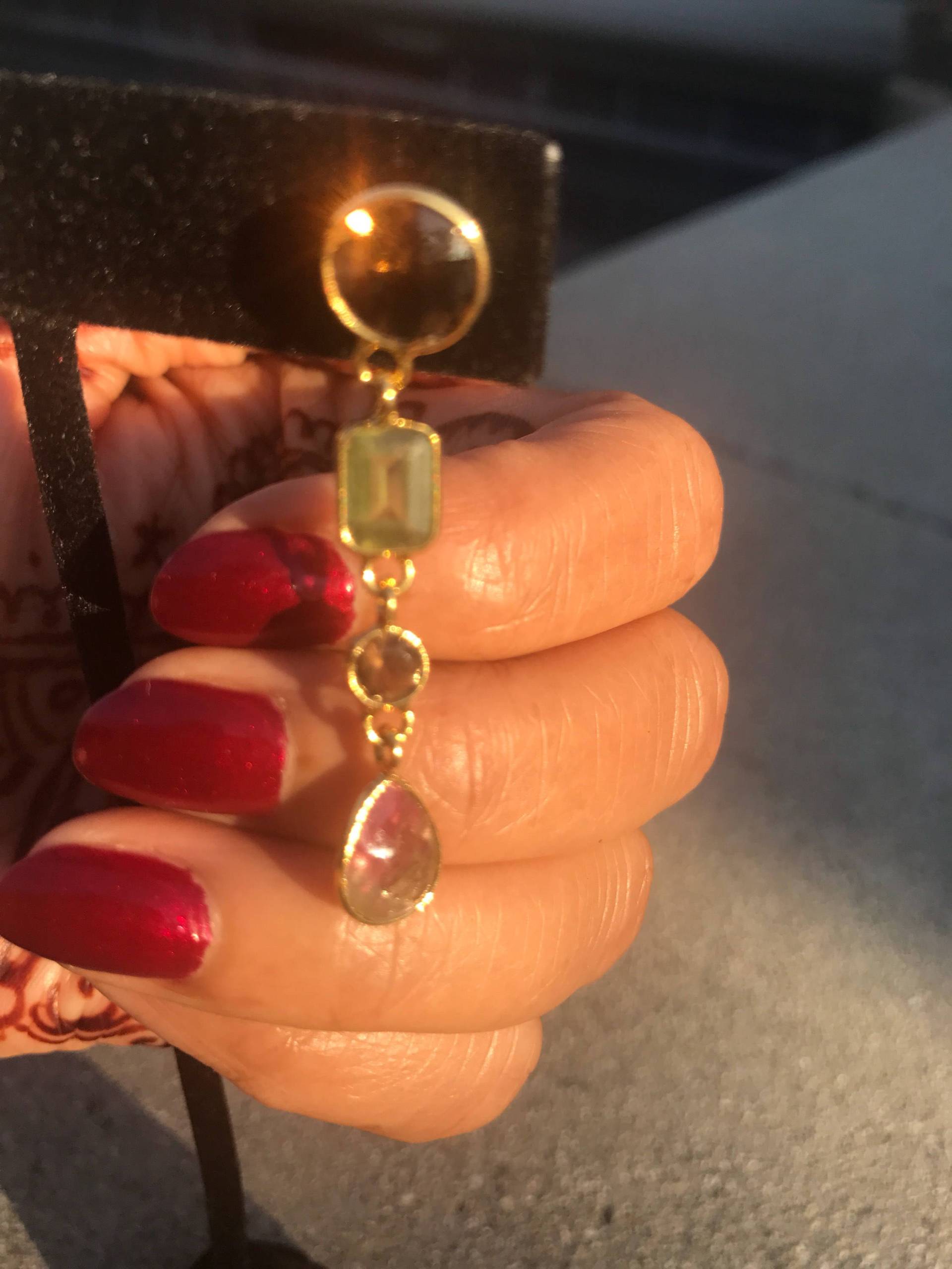 Multistein Ohrringe von JewelryBYJuhi