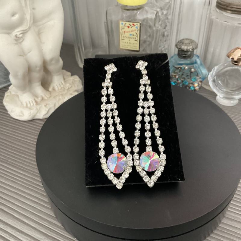 Wunderschöne Diamanté Tropfen Ohrringe, Funkelnde Party Ware, Abendschmuck von JewelryBagsandBoxes