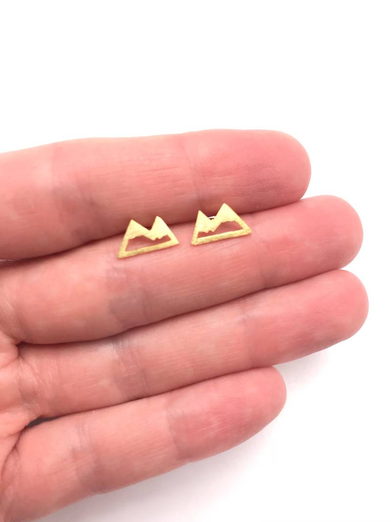 Ohrringe Bergkette Gebirgskette Bergspitze Schnee Spitze Minimalist Ohrstecker Ski Fahren Natur Rose Gold Silber Ohrringe Bergkette Gebirgskette Bergspitze Schnee Spitze Minimalist Ohrstecker Ski Fahren Natur Rose Gold Silber von JewelryBarLove