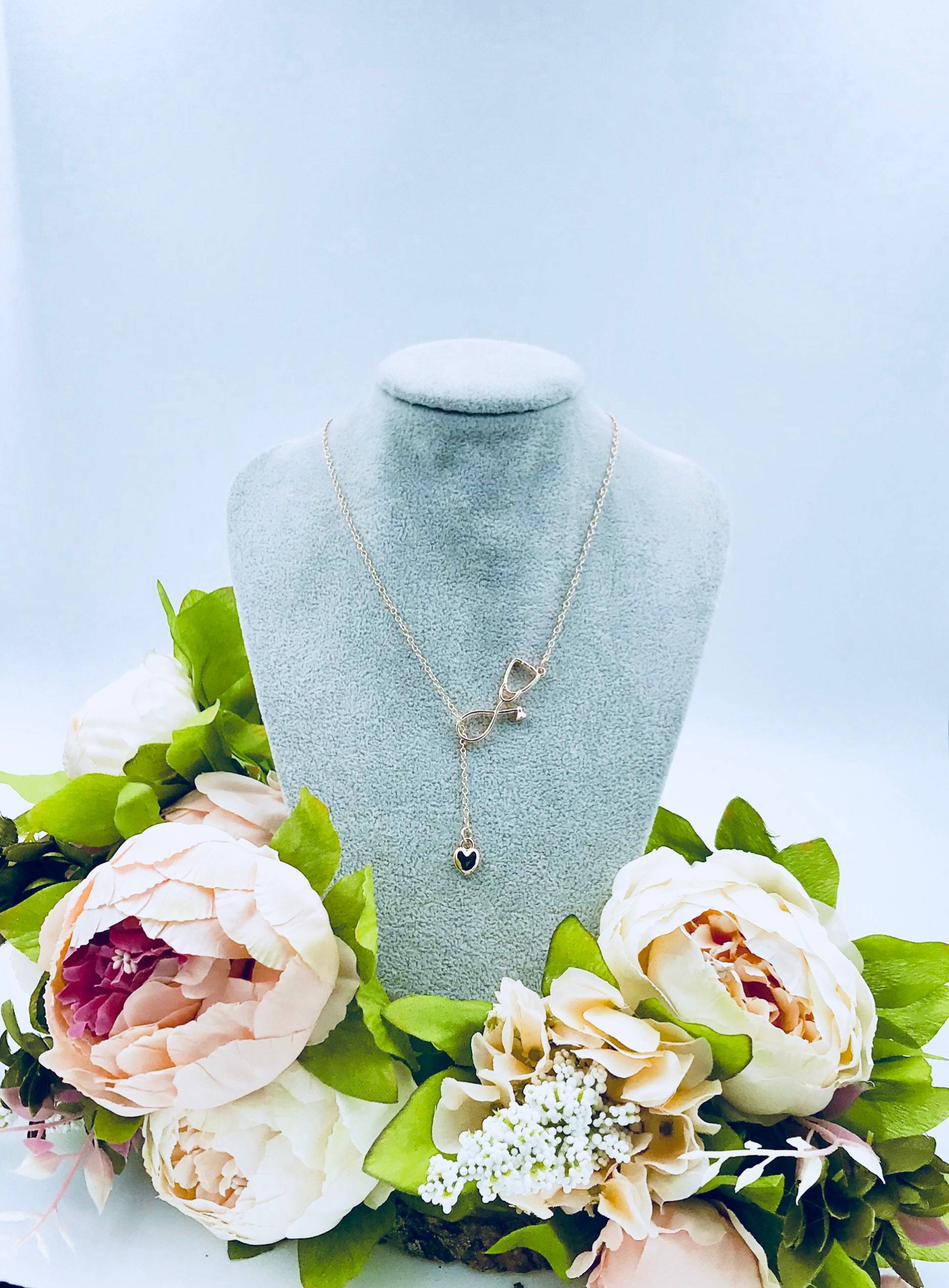 stethoskop Halskette Krankenschwester Rn Doktor Graduierung Geschenk Herz Herzschlag Lariat Greys Anatomy Silber Rose Gold stethoskop Halskette Krankenschwester Rn Doktor Graduierung Geschenk Herz Herzschlag Lariat Greys Anatomy Silber Rose Gold von JewelryBarLove