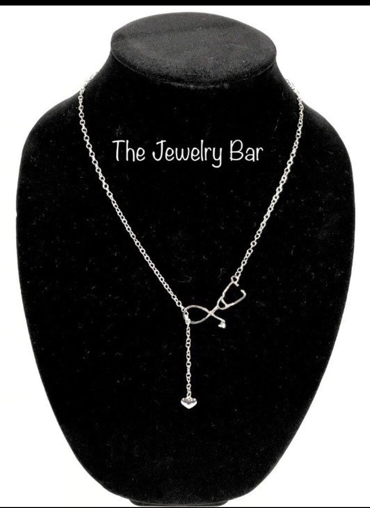 stethoskop Halskette Krankenschwester Rn Doktor Graduierung Geschenk Herz Herzschlag Lariat Greys Anatomy Silber Rose Gold stethoskop Halskette Krankenschwester Rn Doktor Graduierung Geschenk Herz Herzschlag Lariat Greys Anatomy Silber Rose Gold von JewelryBarLove