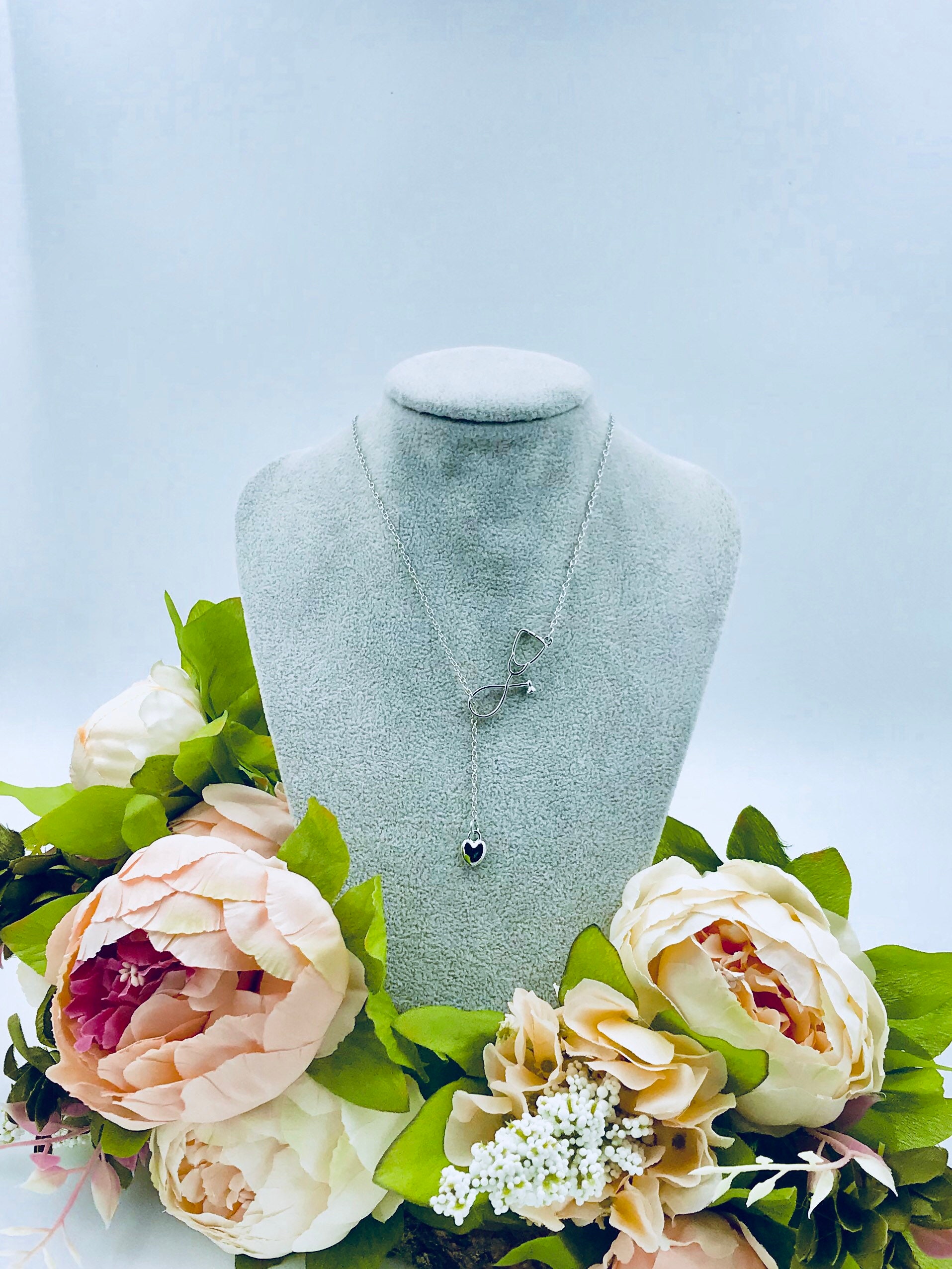 stethoskop Halskette Krankenschwester Rn Doktor Graduierung Geschenk Herz Herzschlag Lariat Greys Anatomy Silber Rose Gold stethoskop Halskette Krankenschwester Rn Doktor Graduierung Geschenk Herz Herzschlag Lariat Greys Anatomy Silber Rose Gold von JewelryBarLove