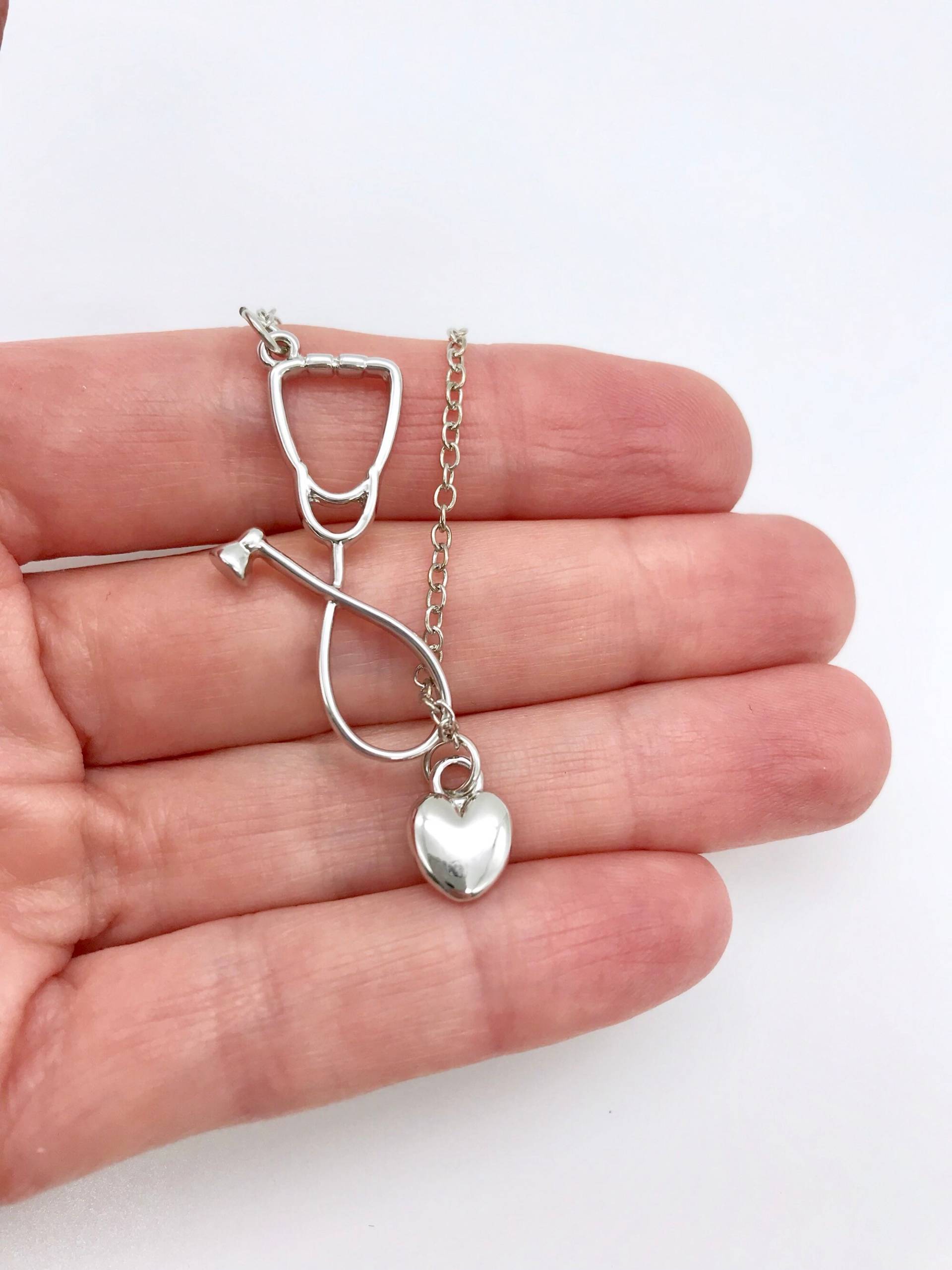 stethoskop Halskette Krankenschwester Rn Doktor Graduierung Geschenk Herz Herzschlag Lariat Greys Anatomy Silber Rose Gold stethoskop Halskette Krankenschwester Rn Doktor Graduierung Geschenk Herz Herzschlag Lariat Greys Anatomy Silber Rose Gold von JewelryBarLove
