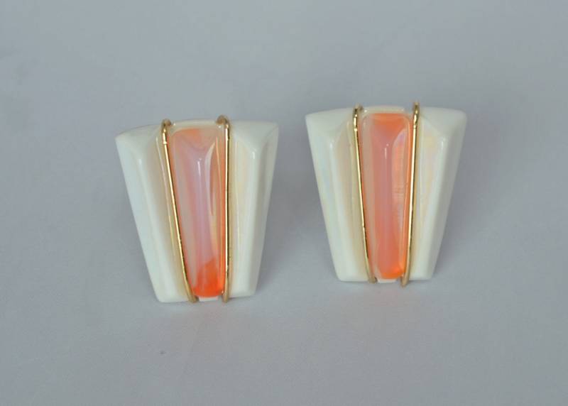 Vintage Westdeutschland Ohrringe Jugendstil Signiert Clip Vintage Westdeutschland Ohrringe Jugendstil Signiert Clip von JewelryBoulevard