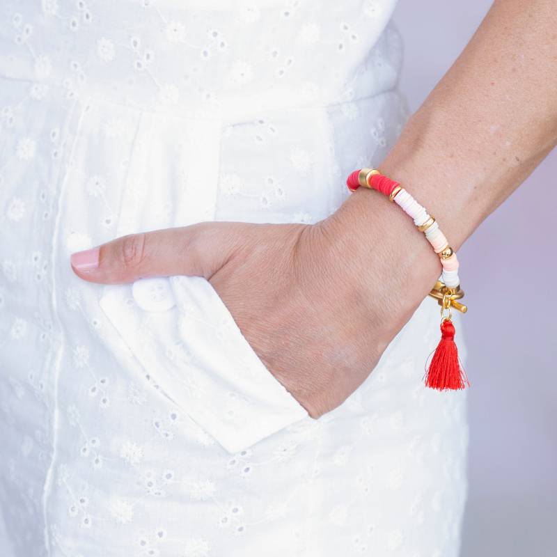 Perlen Armband - Bunte Boho Minimalist Minimal Sommer Schmuck von JewelryByMagoo