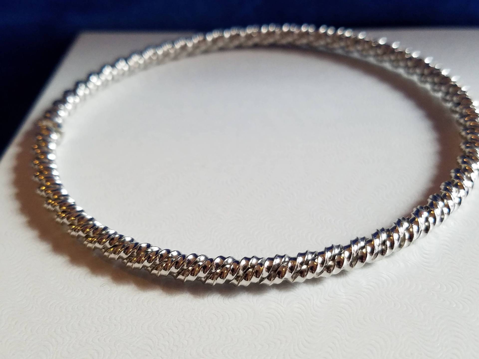 Ba016 Stapelbarer Armreif Aus Silber Ba016 Stapelbarer Armreif Aus Silber von JewelryByMissCarly